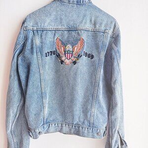 GAP Icon Denim Jacket w Embroidery M